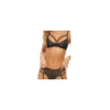 Ensemble soutien-gorge dos nu et string avec porte-jarretelles en dentelle – René Rofé